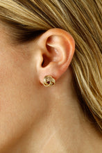 Charger l'image dans la galerie, Silver Vermeil Twisted Love Knot Earrings