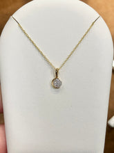 Load image into Gallery viewer, Gold Plated Lab Diamond Pendant