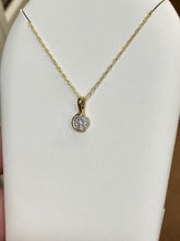 Load image into Gallery viewer, Gold Plated Lab Diamond Pendant