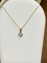 Load image into Gallery viewer, Gold Plated Lab Diamond Pendant