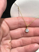 Load image into Gallery viewer, Gold Plated Lab Diamond Pendant