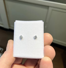 Load image into Gallery viewer, Quarter Carat Natural Diamond Earrings