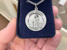 Load image into Gallery viewer, Saint Patrick Silver Medal With Chain