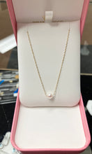 Load image into Gallery viewer, Princess Add A Pearl Starter Gold  Necklace