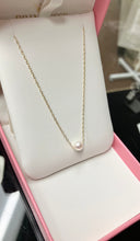 Load image into Gallery viewer, Princess Add A Pearl Starter Gold  Necklace