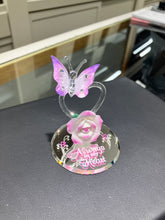Load image into Gallery viewer, Always In My Heart Butterfly Glass Figurine
