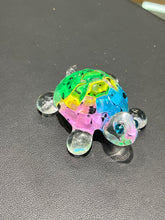 Cargar imagen en el visor de la galería, Snow Cone Turtle Glass Figurine