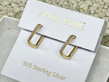 Cargar imagen en el visor de la galería, Ania Haie Glam Rock Oval Hoop Earrings