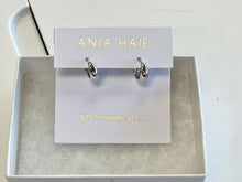 Cargar imagen en el visor de la galería, Ania Haie Luxe Huggie Hoop Silver Earring