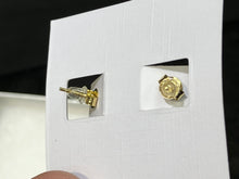 Load image into Gallery viewer, Two Tone Hoop Earrings