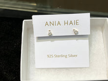 Load image into Gallery viewer, Gold Plated Cubic Zirconia Stud Earrings Ania Haie