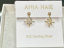 Load image into Gallery viewer, Gold Dangling Nova Star Stud Earrings