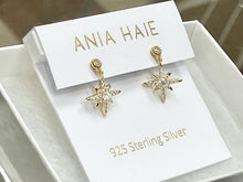 Load image into Gallery viewer, Gold Dangling Nova Star Stud Earrings