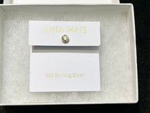 Load image into Gallery viewer, Gold Solitaire Cubic Zirconia Barbell Ania Haie