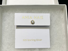 Load image into Gallery viewer, Gold Solitaire Cubic Zirconia Barbell Ania Haie