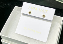 Load image into Gallery viewer, Gold Pyramid Glam Stud Earrings