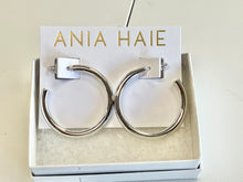 Load image into Gallery viewer, Classic Silver Large Hoop Earrings
