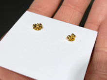 Load image into Gallery viewer, Gold Four-Petal Stud Earrings