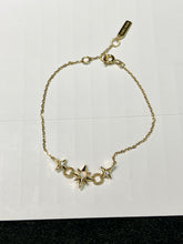Load image into Gallery viewer, Gold Linked Star Bracelet