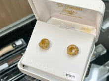 Charger l'image dans la galerie, Silver Vermeil Twisted Love Knot Earrings
