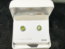 Load image into Gallery viewer, Peridot Silver Earrings