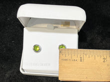 Load image into Gallery viewer, Peridot Silver Earrings