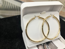 Load image into Gallery viewer, Silver Vermeil Hoop Earrings