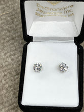 Load image into Gallery viewer, Lab Created Diamond Earrings 2 Carats