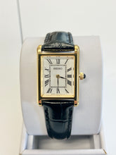 Load image into Gallery viewer, Seiko SWR108 Women's Gold Tone Watch With Leather Strap