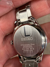 Load image into Gallery viewer, Women&#39;s Seiko Blue Dial Stainless Steel Watch