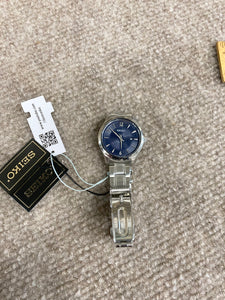 Women's Seiko Blue Dial Stainless Steel Watch