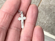 Load image into Gallery viewer, Silver Cross With Chain