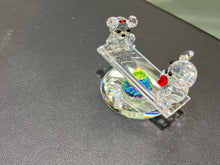 Load image into Gallery viewer, Seesaw Teddies Crystal Figurine