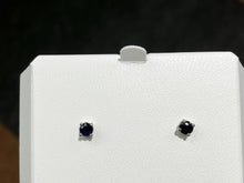 Load image into Gallery viewer, Sapphire White Gold Earrings