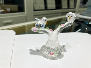 Songbirds Crystal Figurine