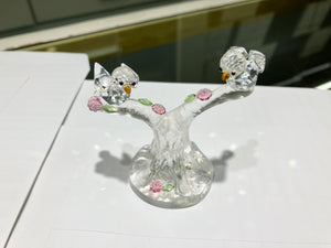 Songbirds Crystal Figurine