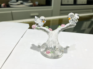 Songbirds Crystal Figurine