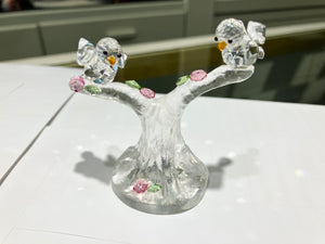 Songbirds Crystal Figurine
