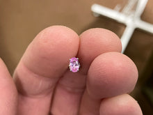 Load image into Gallery viewer, Pink Cubic Zirconia Silver Earrings