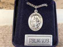 Load image into Gallery viewer, Saint Clement Silver Pendant With Chain