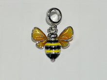Load image into Gallery viewer, Honey Bee Silver Charm