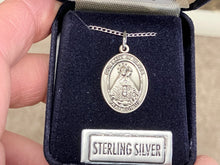 Load image into Gallery viewer, Our Lady Of Olives Silver Pendant And Chain