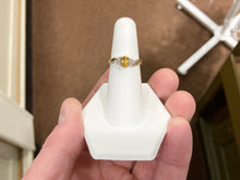 Load image into Gallery viewer, Yellow Sapphire And Diamond 14 K Yellow Gold Ring