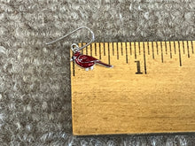 Load image into Gallery viewer, Silver Cardinal Dangle Earrings