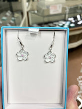 Load image into Gallery viewer, White Cherry Blossom Pink Sapphire Earrings