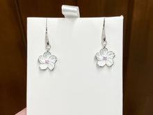 Load image into Gallery viewer, White Cherry Blossom Pink Sapphire Earrings
