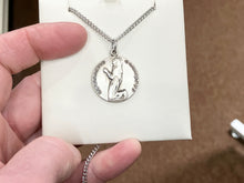 Laden Sie das Bild in den Galerie-Viewer, Saint Bernadette Silver Medal And Chain religious
