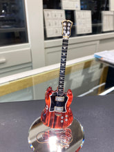 Load image into Gallery viewer, Mahogany Guitar Glass Figurine