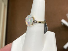 Load image into Gallery viewer, Ethiopian Opal And Diamond Gold Ring