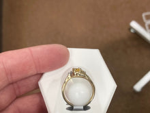 Load image into Gallery viewer, Golden Sapphire And Diamond Gold Ring